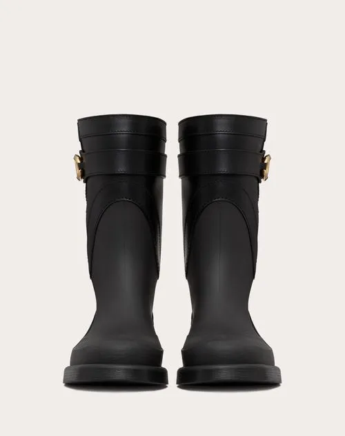 VLOGO THE BOLD EDITION BOOT IN RUBBER AND CALFSKIN 35MM
