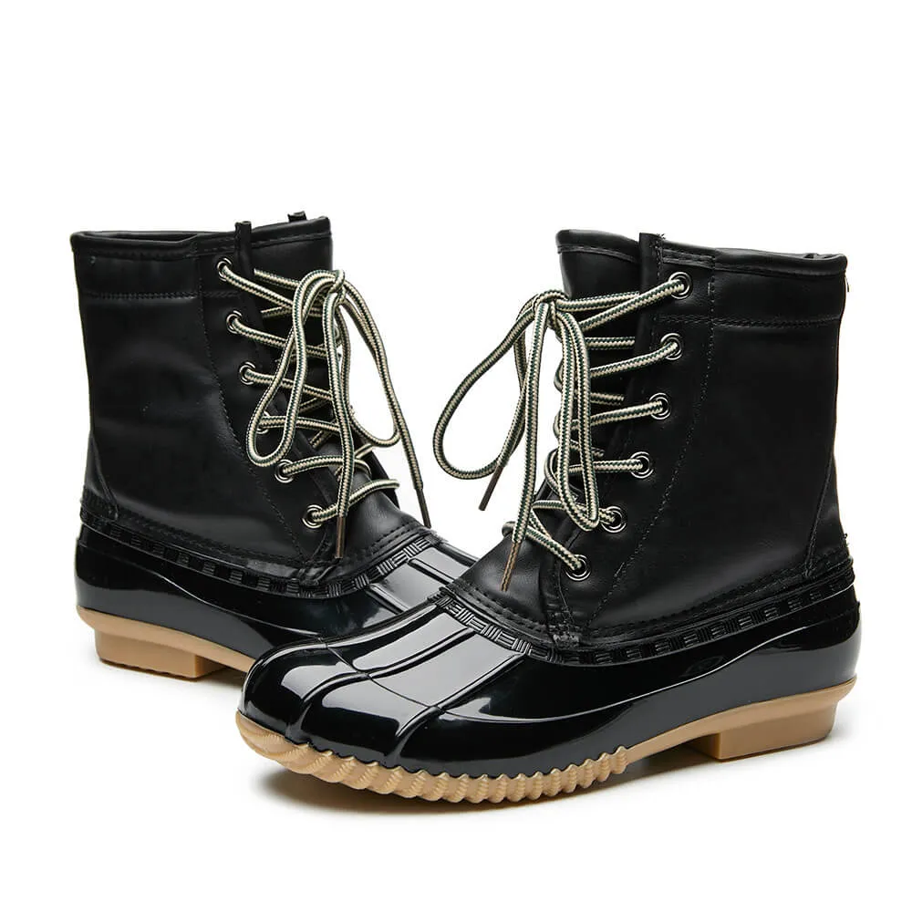 Women Rain Duck Boot Saltwater Waterproof Rainboots