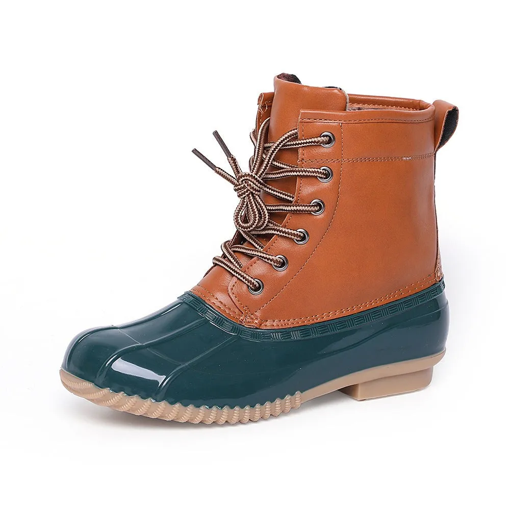 Women Rain Duck Boot Saltwater Waterproof Rainboots