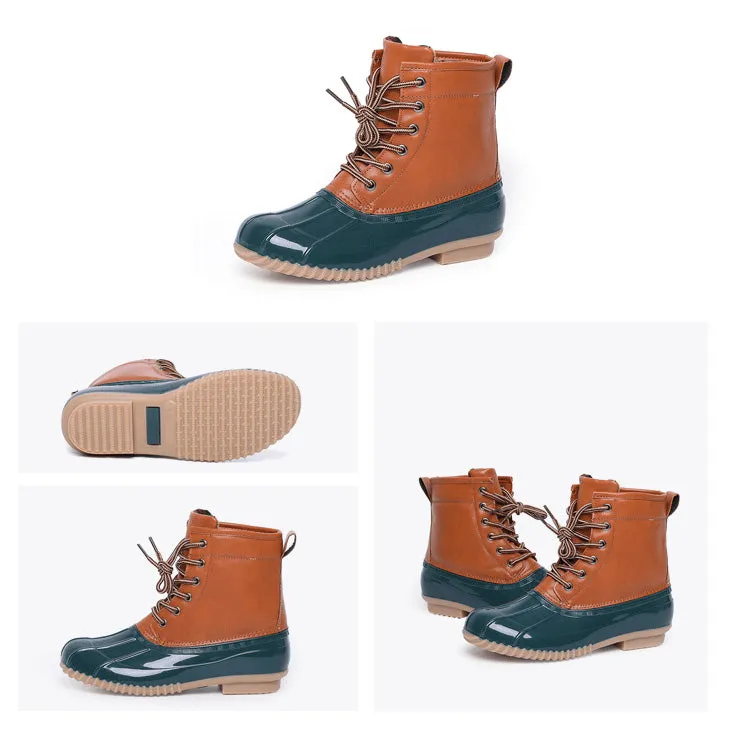 Women Rain Duck Boot Saltwater Waterproof Rainboots